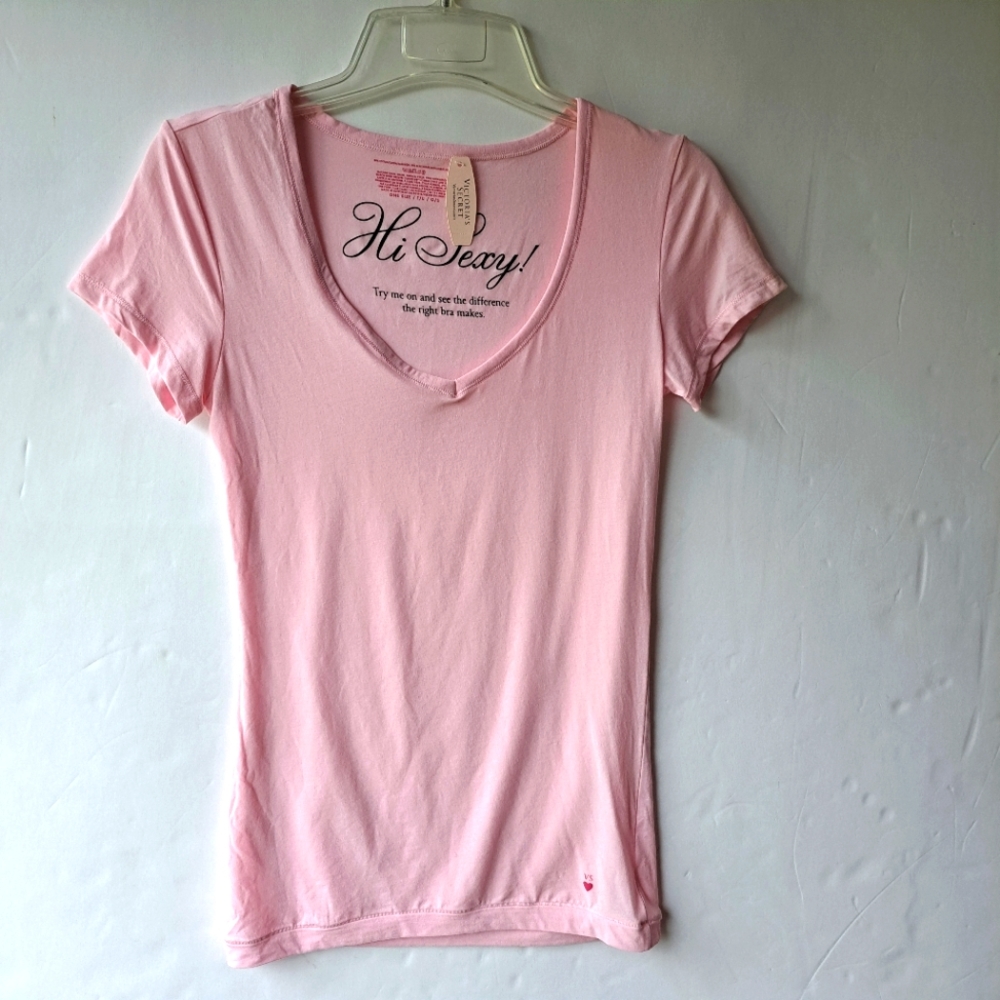 VICTORIA'S SECRET TRY ME ON  FITTING ROOM BRA TEE RARE!